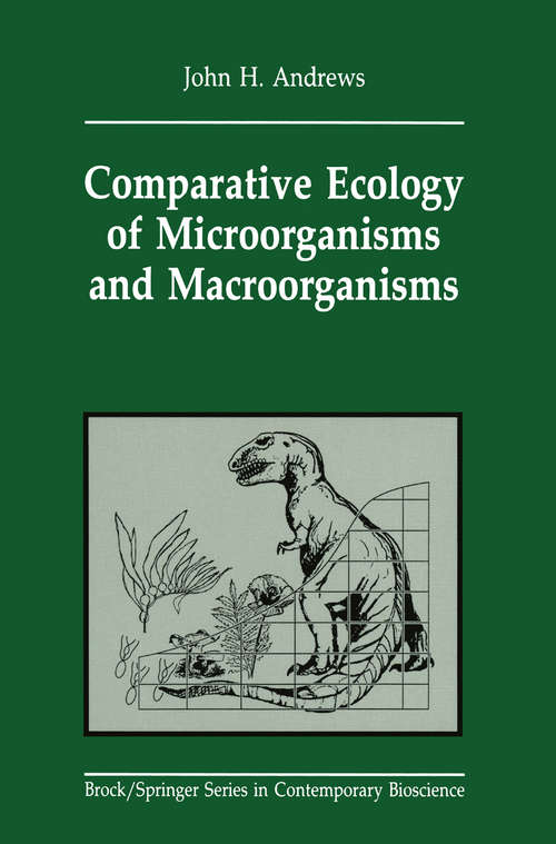 Book cover of Comparative Ecology of Microorganisms and Macroorganisms (1991) (Brock   Springer Series in Contemporary Bioscience)