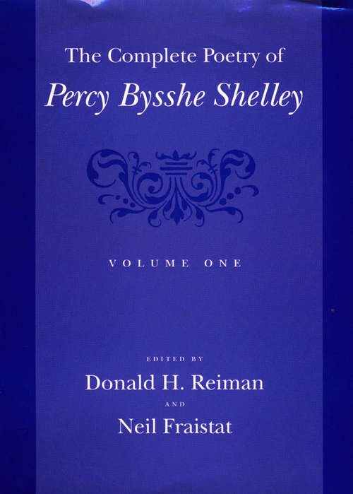 Book cover of The Complete Poetry of Percy Bysshe Shelley (2)