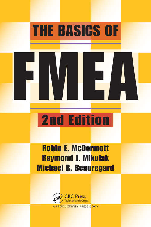 Book cover of The Basics of FMEA