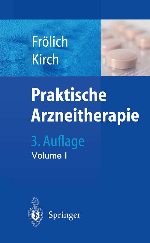 Book cover of Praktische Arzneitherapie (3. Aufl. 2003)