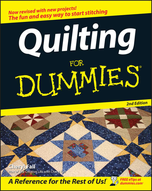 Book cover of Quilting For Dummies (2)