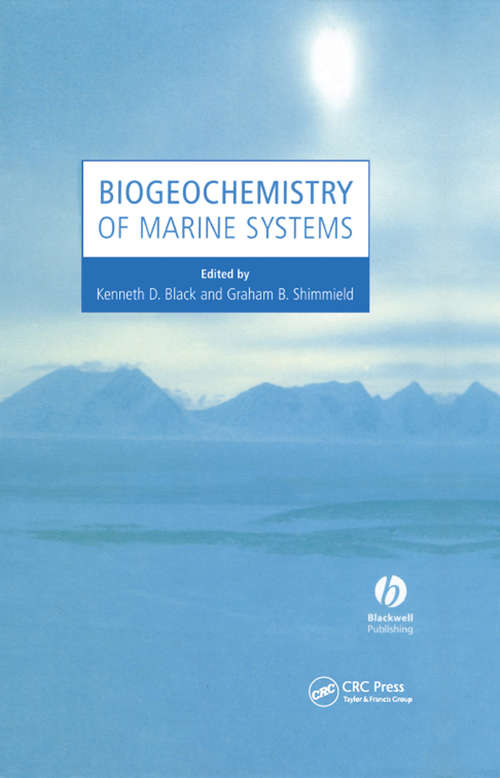 Book cover of Biogeochemistry of Marine Systems