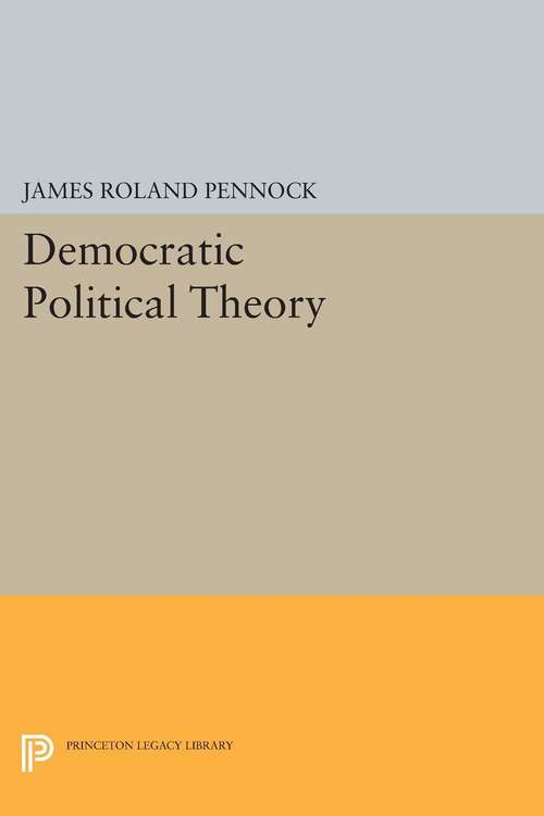 Book cover of Democratic Political Theory (PDF)