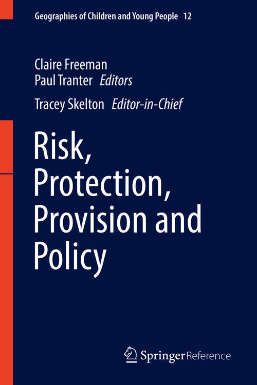 Book cover of Risk, Protection, Provision and Policy