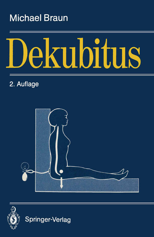 Book cover of Dekubitus (2. Aufl. 1991)