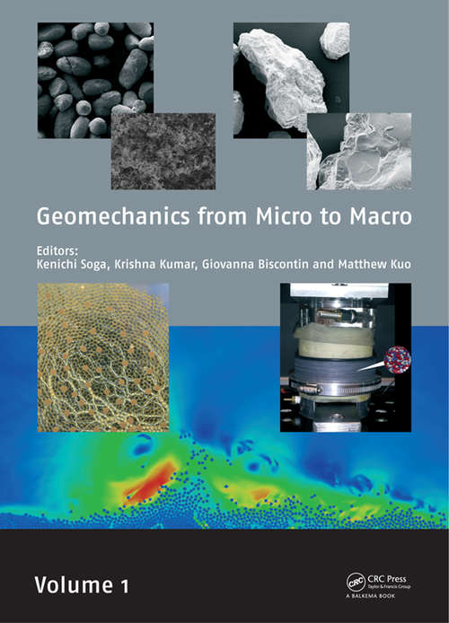 Book cover of Geomechanics from Micro to Macro