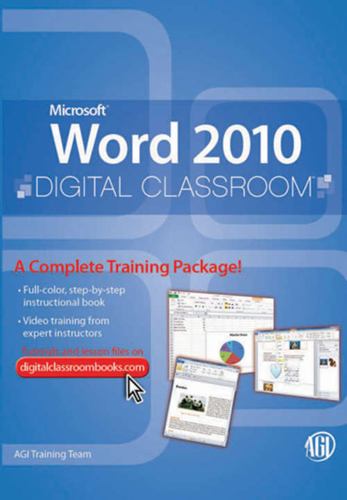 Book cover of Microsoft Word 2010 Digital Classroom (Digital Classroom #93)