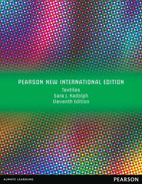 Book cover of Textiles: Pearson New International Edition (11)