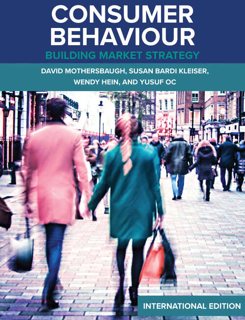 Book cover of Consumer Behaviour International Edition 1/e