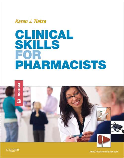 Book cover of Clinical Skills for Pharmacists: A Patient-Focused Approach (3)