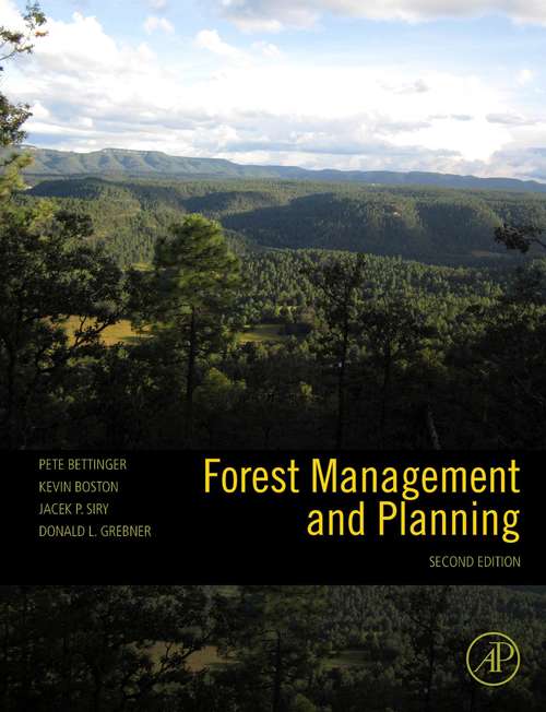 Book cover of Forest Management And Planning (PDF) ((2nd edition))