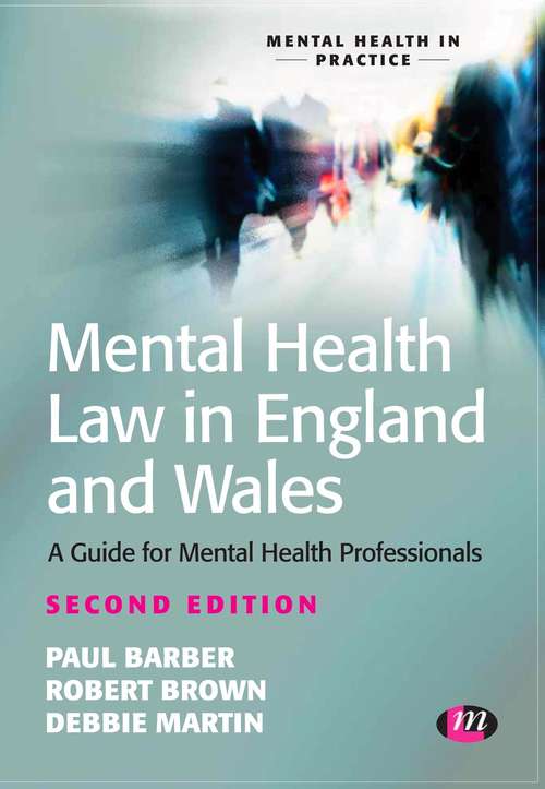 Book cover of Mental Health Law in England and Wales