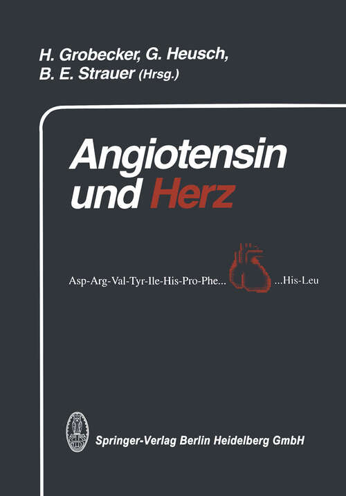 Book cover of Angiotensin und Herz (1993)