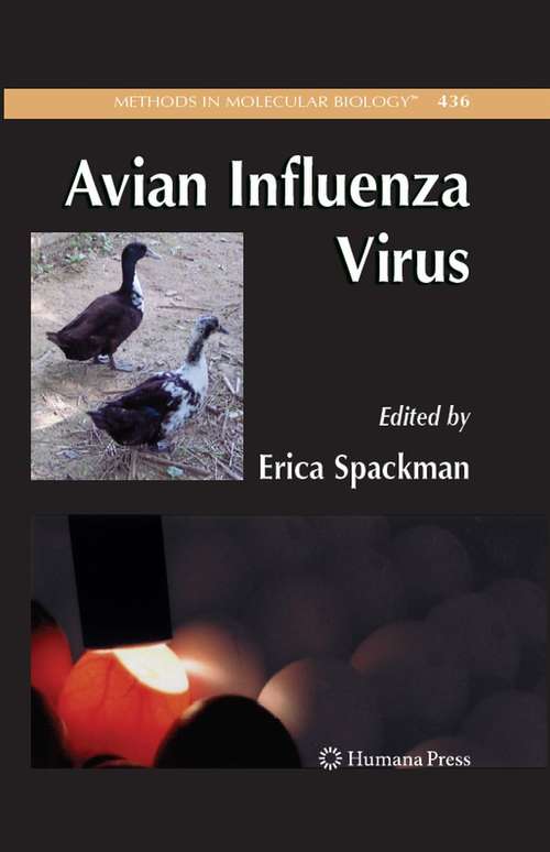 Book cover of Avian Influenza Virus (2008) (Methods in Molecular Biology #436)