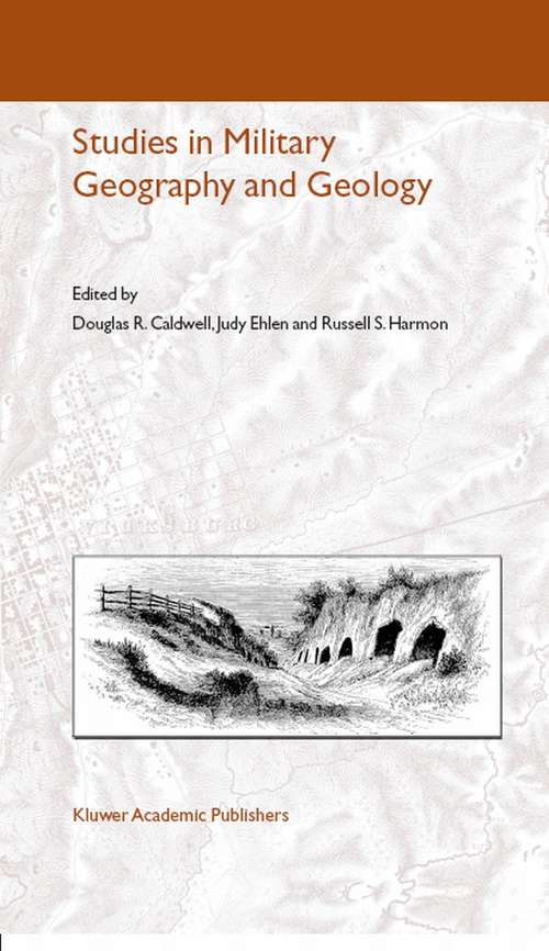 Book cover of Studies in Military Geography and Geology (2004)