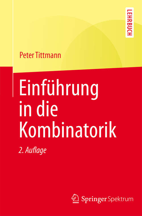 Book cover of Einführung in die Kombinatorik (2. Aufl. 2014)