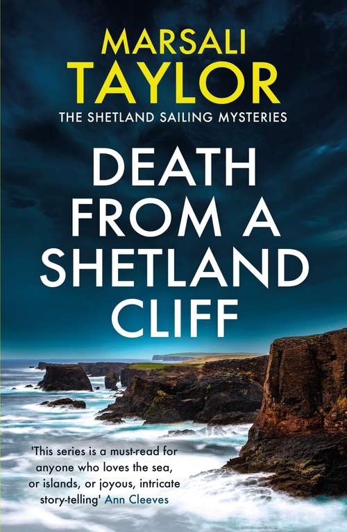 Book cover of Death from a Shetland Cliff (The Shetland Sailing Mysteries)