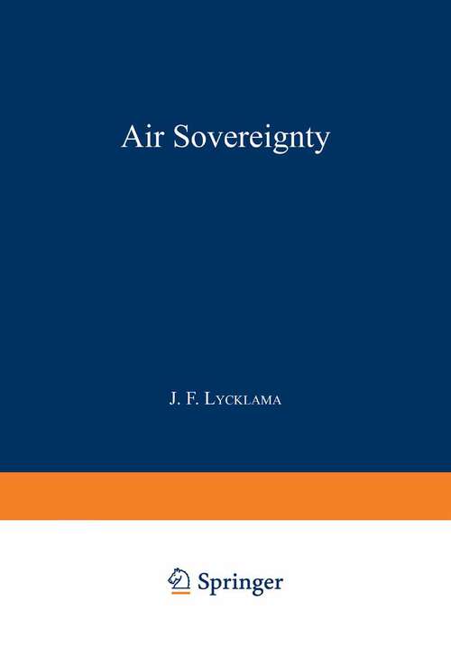 Book cover of Air Sovereignty (1910)