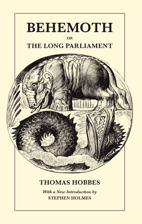 Book cover of Behemoth or The Long Parliament