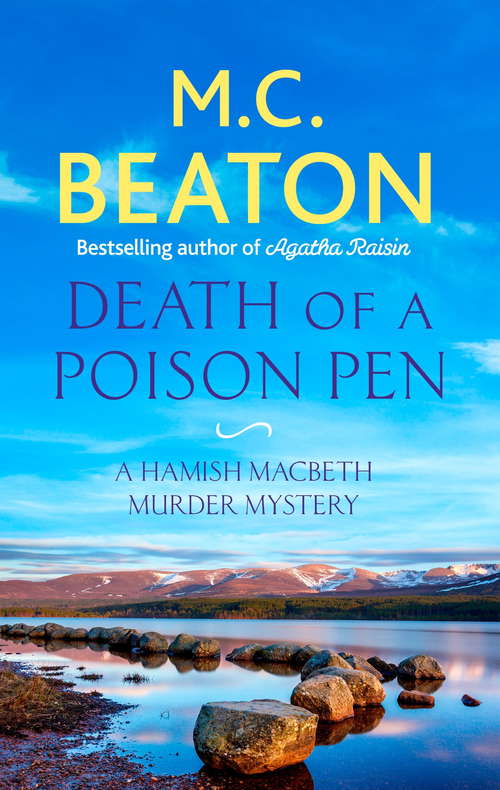 Book cover of Death of a Poison Pen (Hamish Macbeth #37)