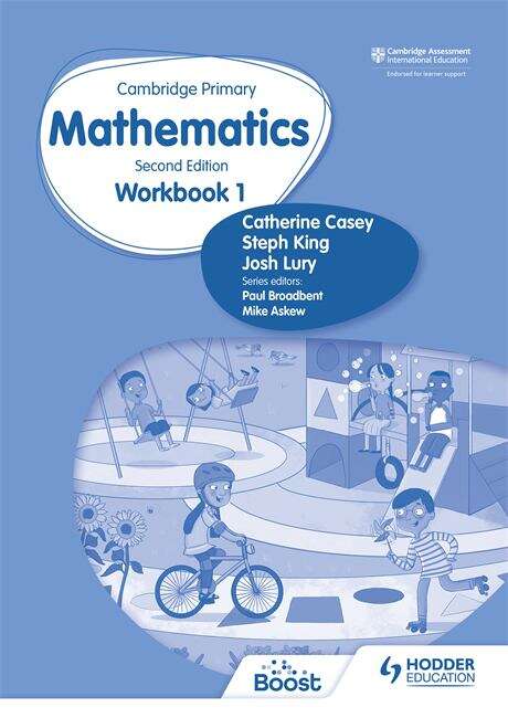 Book cover of Cambridge Primary Mathematics Workbook 1 Second Edition