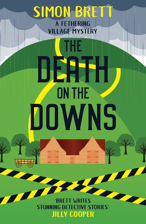 Book cover of The Death on the Downs (Main) (Fethering Village Mysteries #2)