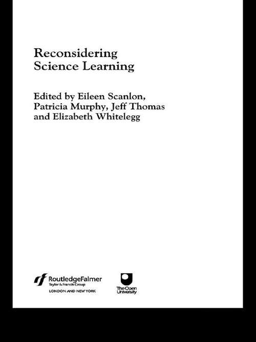 Book cover of Reconsidering Science Learning