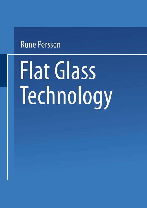 Book cover of Flat Glass Technology (1969)