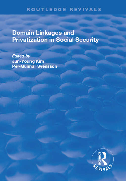 Book cover of Domain Linkages and Privatization in Social Security