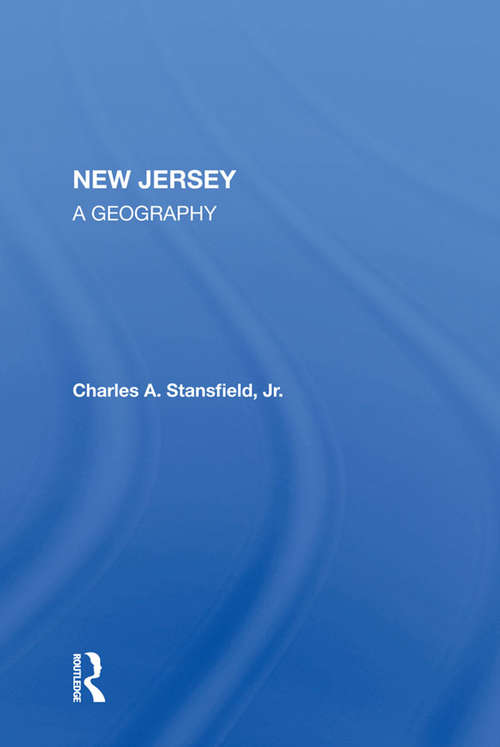 Book cover of New Jersey: A Geography (2)