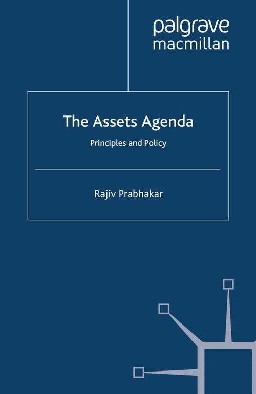 Book cover of The Assets Agenda: Principles and Policy (2008)