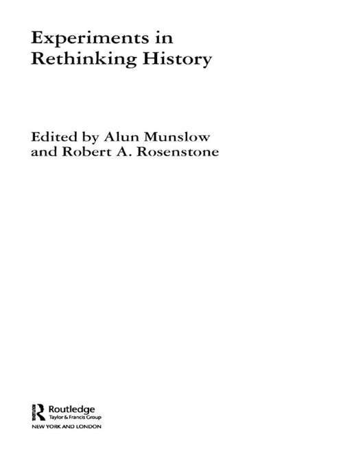 Book cover of Experiments in Rethinking History