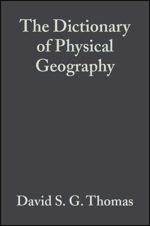 Book cover of The Dictionary of Physical Geography (3)