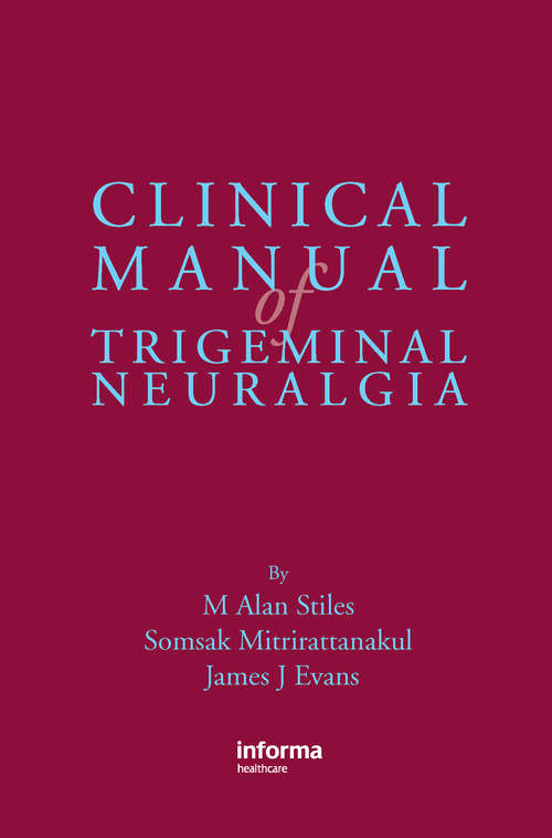 Book cover of Clinical Manual of Trigeminal Neuralgia