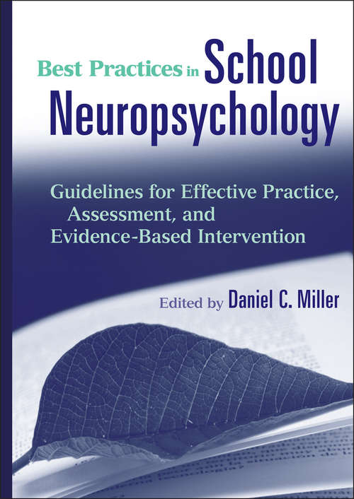 Book cover of Best Practices in School Neuropsychology: Guidelines for Effective Practice, Assessment, and Evidence-Based Intervention