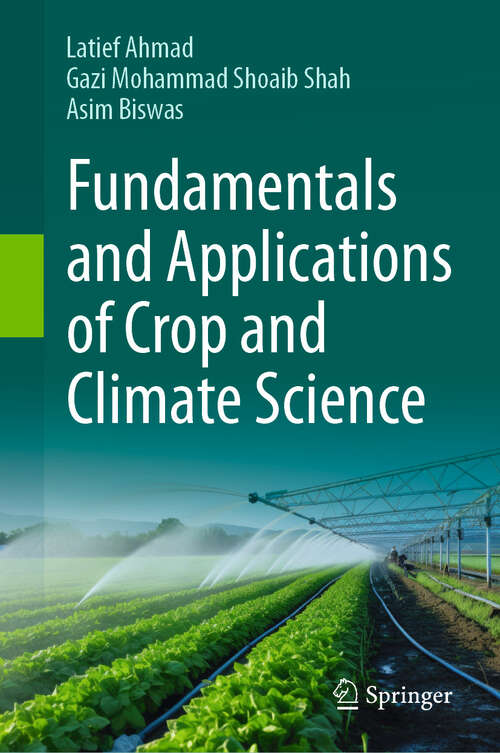 Book cover of Fundamentals and Applications of Crop and Climate Science (2024)