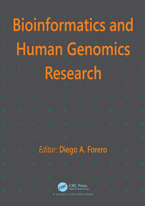 Book cover of Bioinformatics and Human Genomics Research