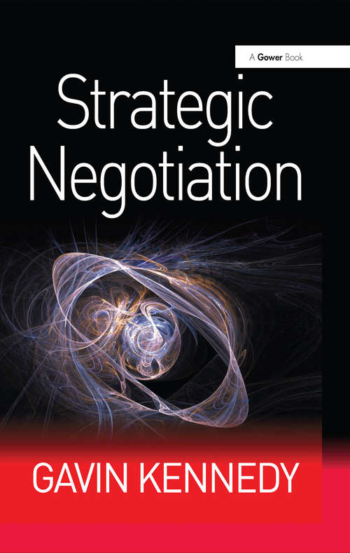 Book cover of Strategic Negotiation