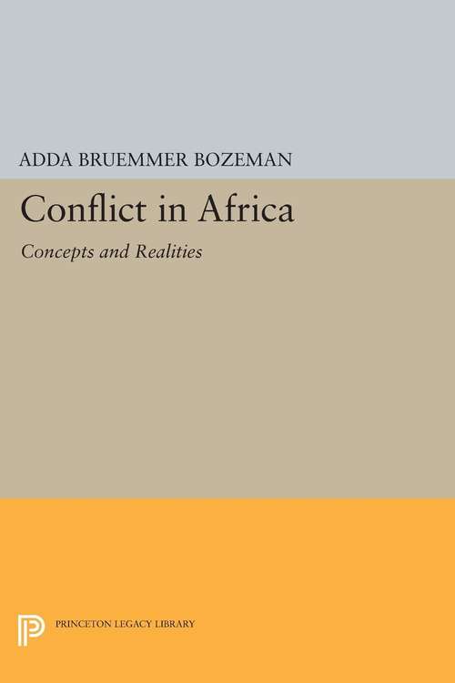 Book cover of Conflict in Africa: Concepts and Realities (PDF)