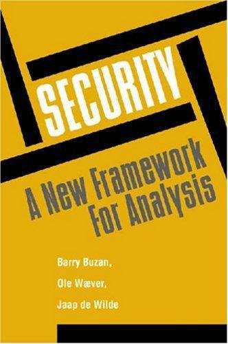 Book cover of Security: A New Framework For Analysis (PDF)