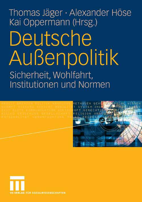 Book cover of Deutsche Außenpolitik (2007)