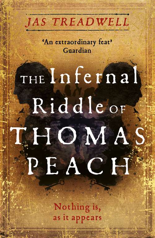 Book cover of The Infernal Riddle of Thomas Peach: a gothic mystery with an edge of magick