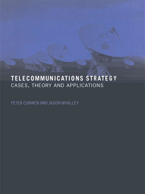 Book cover of Telecommunications Strategy: Cases, Theory and Applications