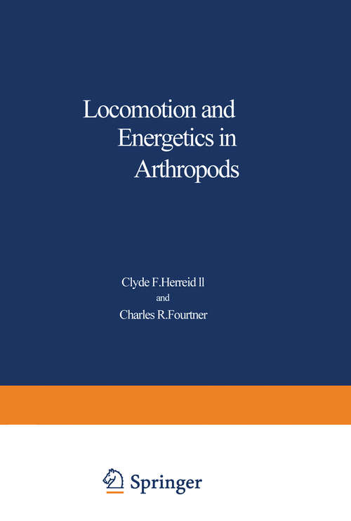 Book cover of Locomotion and Energetics in Arthropods (1981)