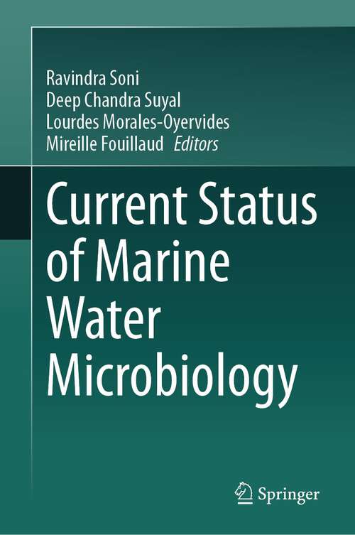 Book cover of Current Status of Marine Water Microbiology