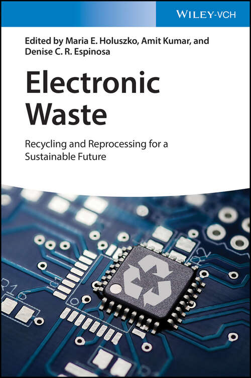 Book cover of Electronic Waste: Recycling and Reprocessing for a Sustainable Future