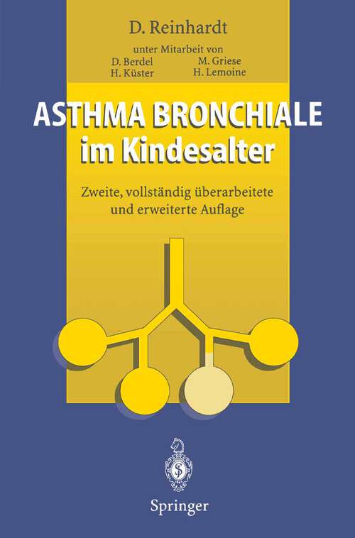 Book cover of Asthma bronchiale im Kindesalter (2. Aufl. 1996)