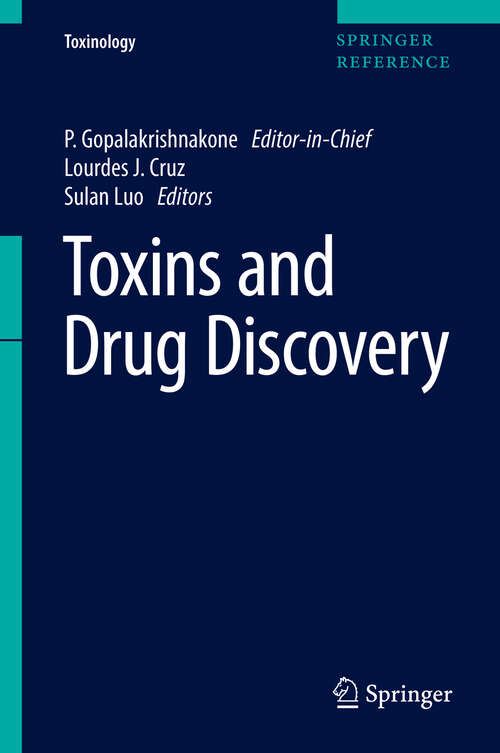 Book cover of Toxins and Drug Discovery
