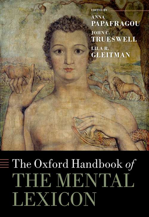 Book cover of The Oxford Handbook of the Mental Lexicon (Oxford Handbooks)