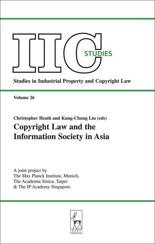 Book cover of Copyright Law and the Information Society in Asia (Studies in Industrial Property and Copyright Law)